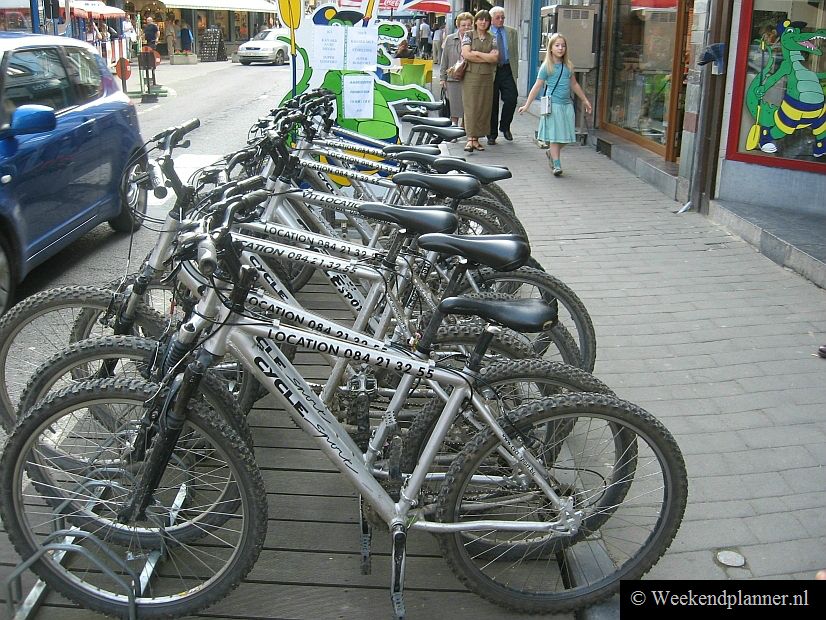 Bij verhuurder Les Kayaks de l'Ourthe kun je mountainbikes en kajaks huren. Ze kunnen je stroomopwaarts brengen zodat je met de stroom mee terug kunt varen. Er zijn tochten van 10 km en 25 km. Adres: Rue de l'Englise 35, La Roche.   De attracties van La Roche.