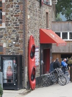 verhuurder van kajaks en fietsen