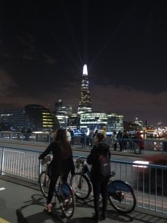 Fietsen langs de Theems