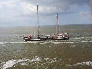 zeilen op de Waddenzee