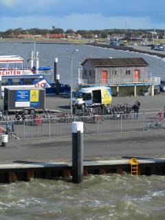 Aankomst op Ameland