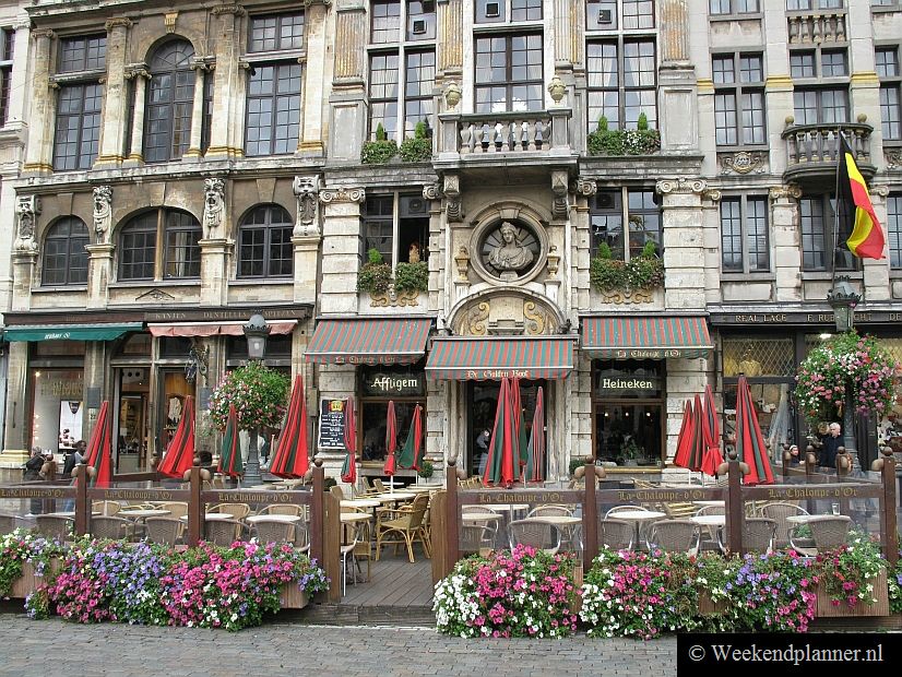 Rijke kooplieden en gildes bouwden hun huizen aan de Grote Markt. Tegenwoordig zijn er vooral restaurants en cafés in gevestigd.Foto's van de winkelstraten in Brussel