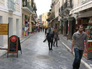 winkelstraat Pandrossou