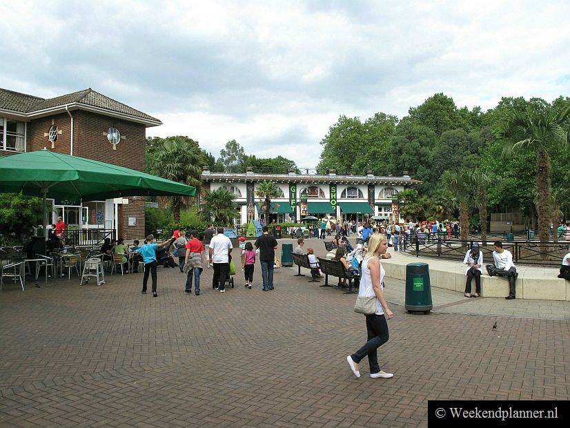 Op dit pleintje zijn restaurants en een winkeltje.