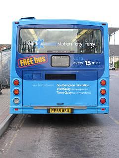 gratis bus Southampton