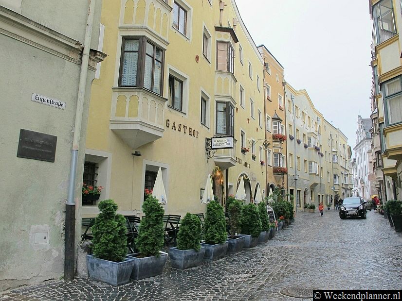 De Eugenstrasse in Hall in Tirol.