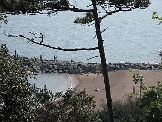 uitzicht strand Folkestone
