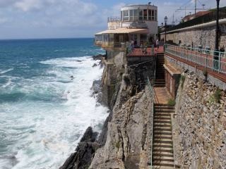 De kust bij Nervi
