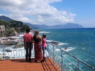 De kust bij Nervi