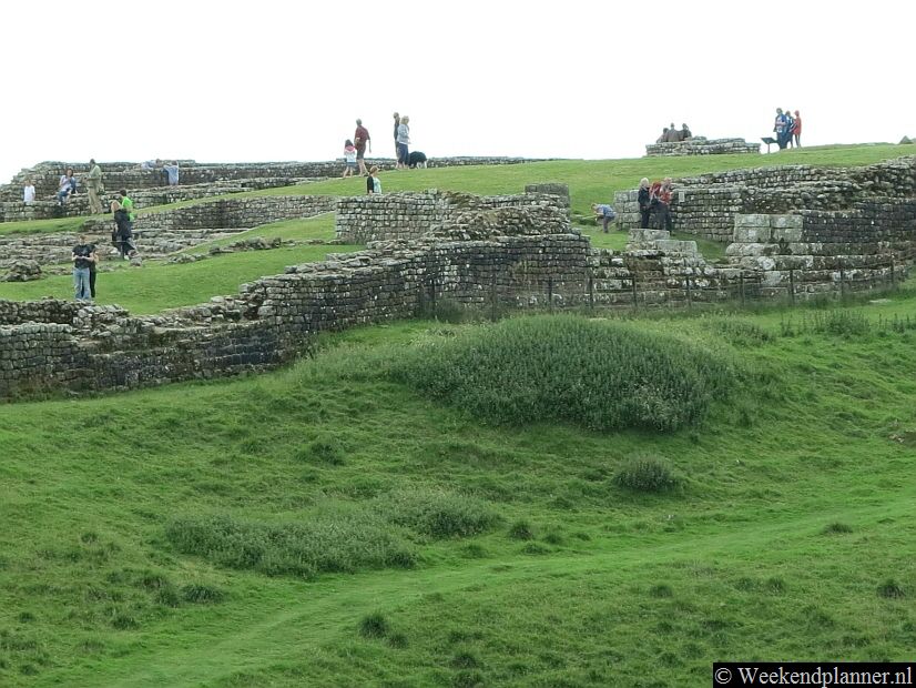In het fort waren zo'n 800 soldaten gelegerd. Foto's van een bezoek aan Hadrian's Wall.