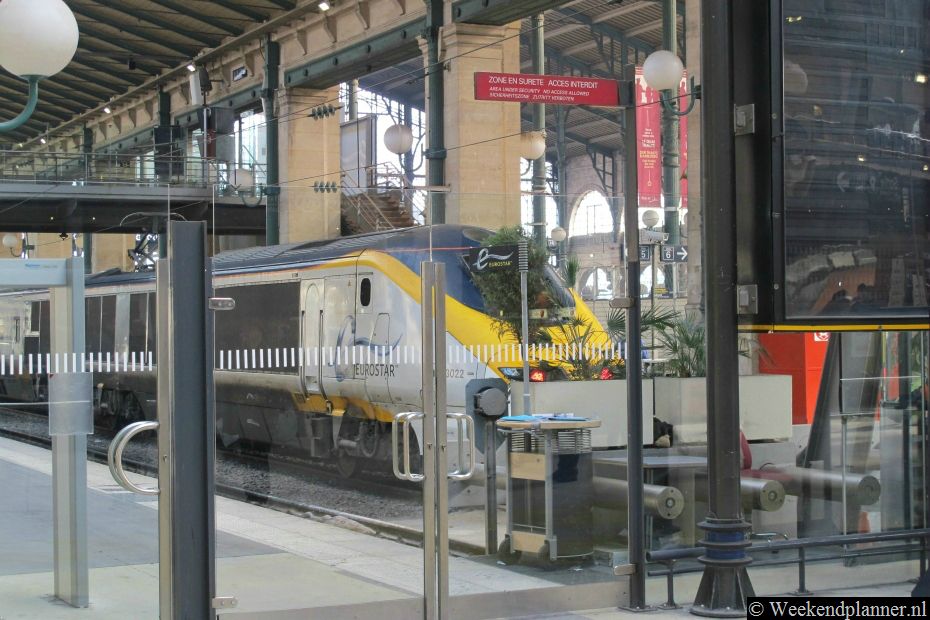 Ook de Eurostar uit Londen komt op Gare du Nord aan.Tips: Reizen met de trein vanuit Londen.