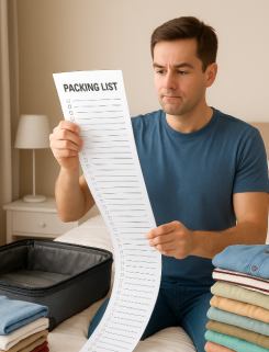 inpakken voor vakantie