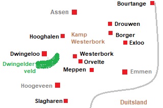 Drenthe kaart