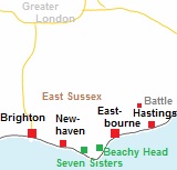 overnachten Sussex