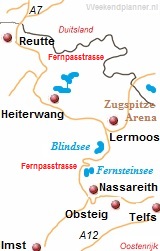 Fernpas kaart