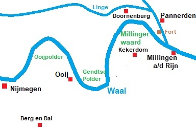 De omgeving van Nijmegen
